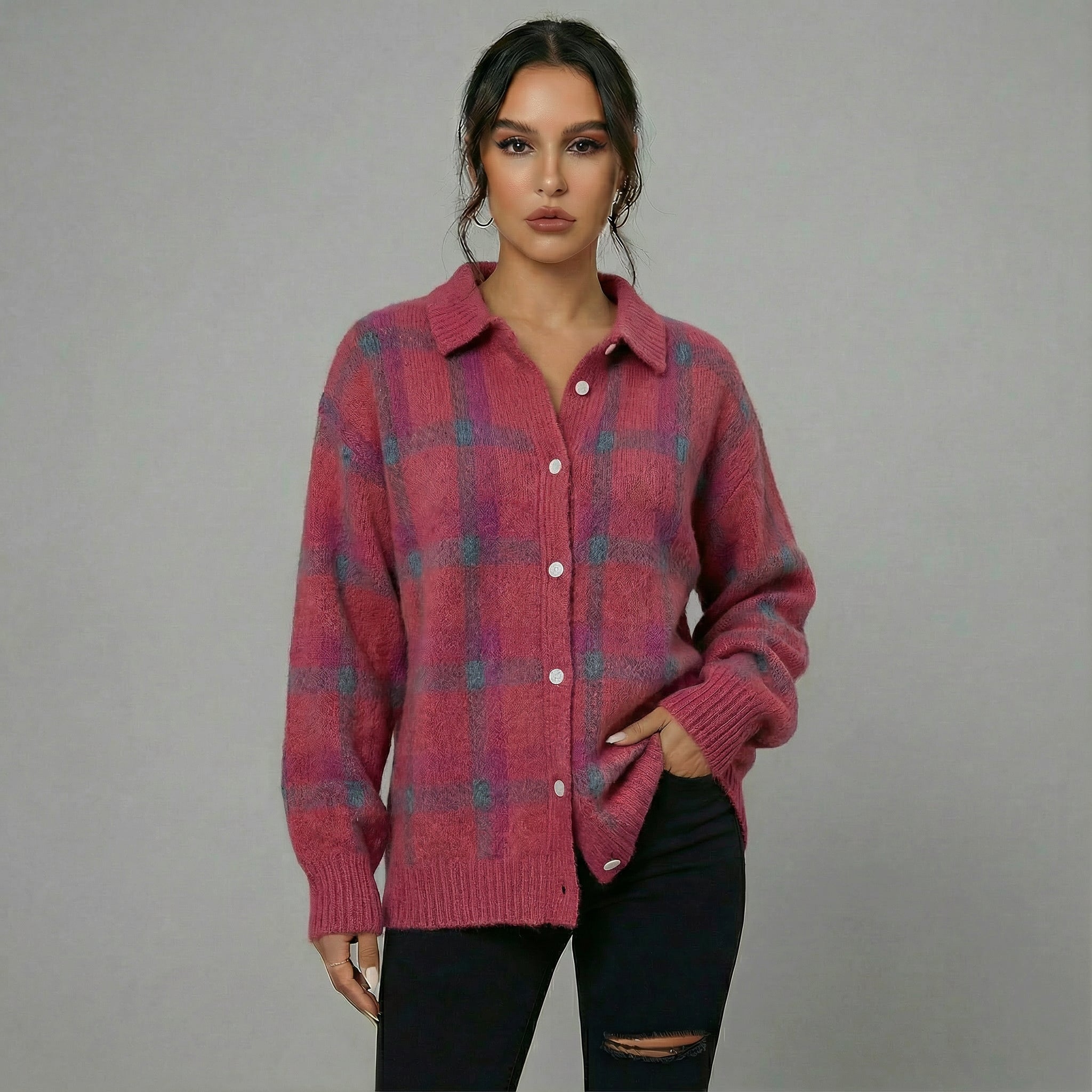 LEANDRA™| Cárdigan lungo elegante