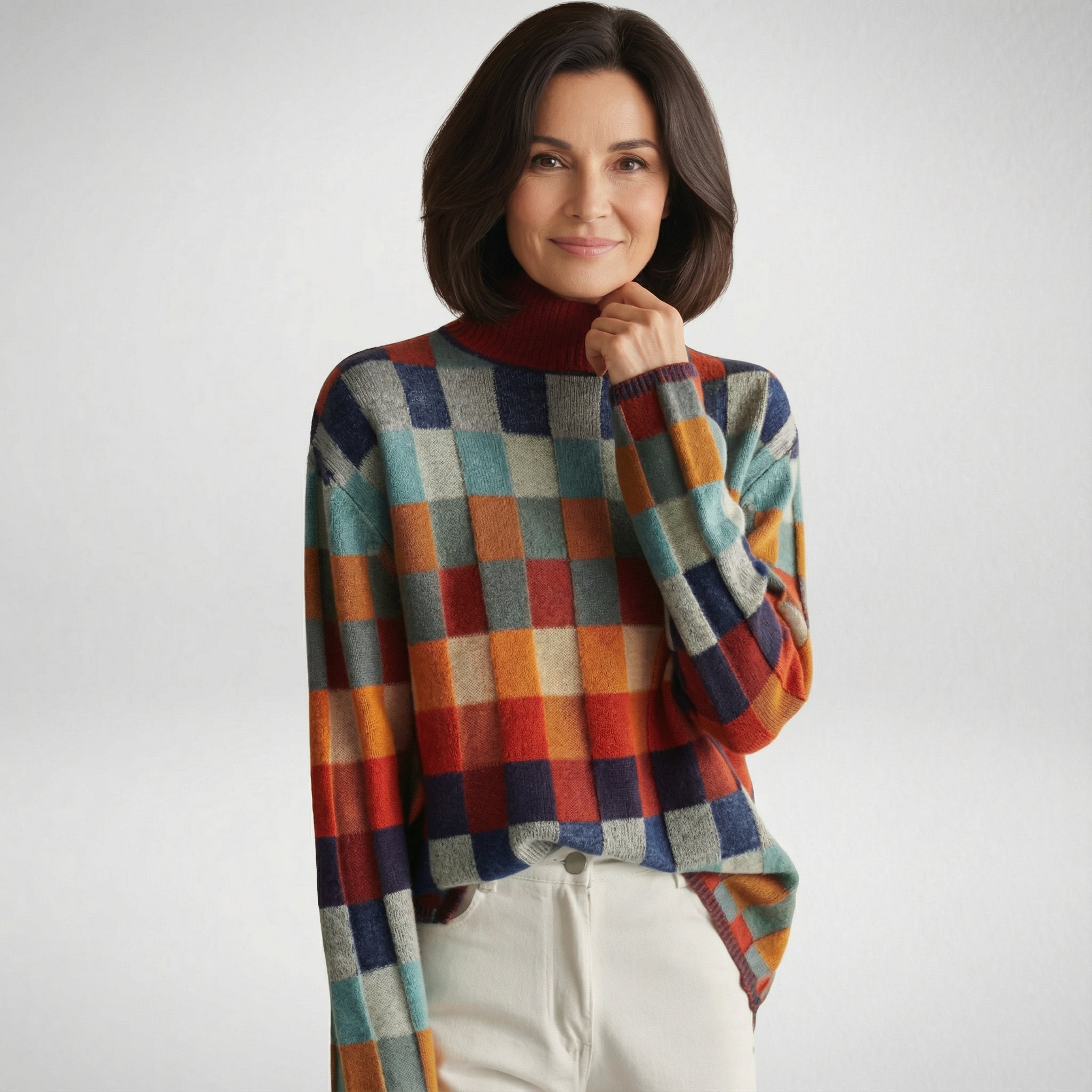 PARIS™ | Suéter de cuello alto de cachemira