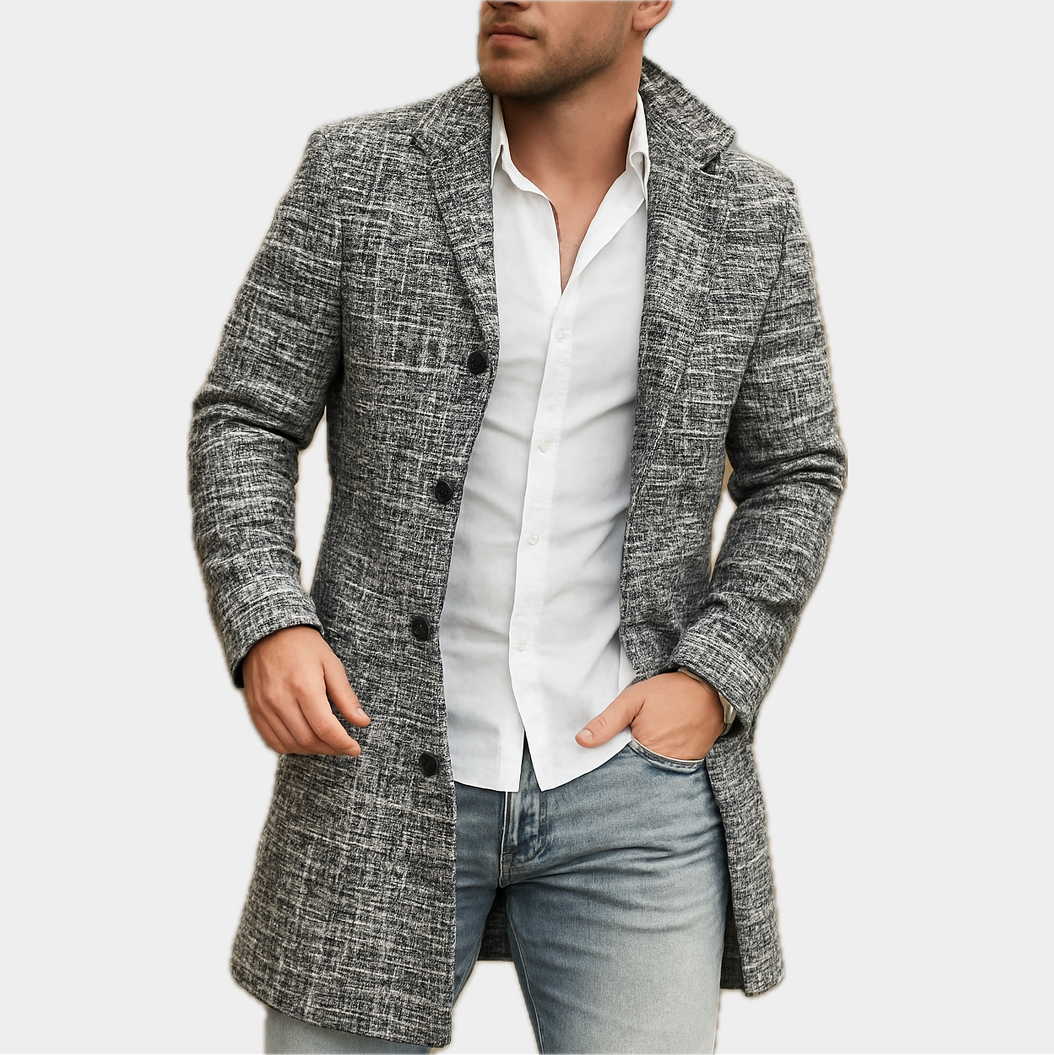 Abrigo elegante para hombre