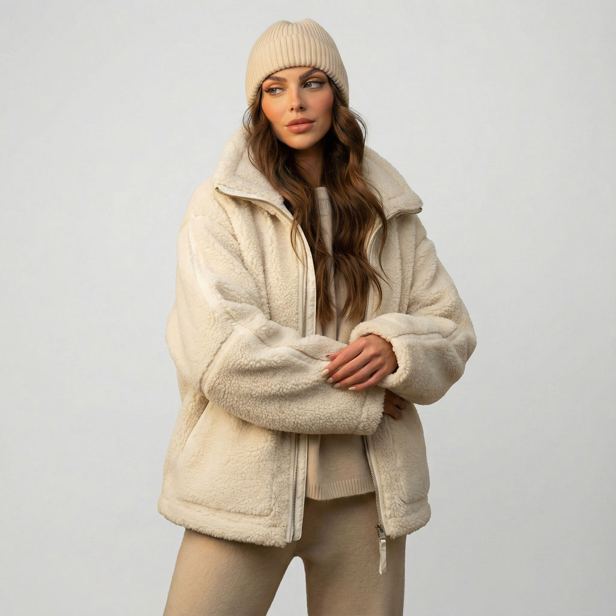 MIRELLA™ | Chaqueta polar de peluche