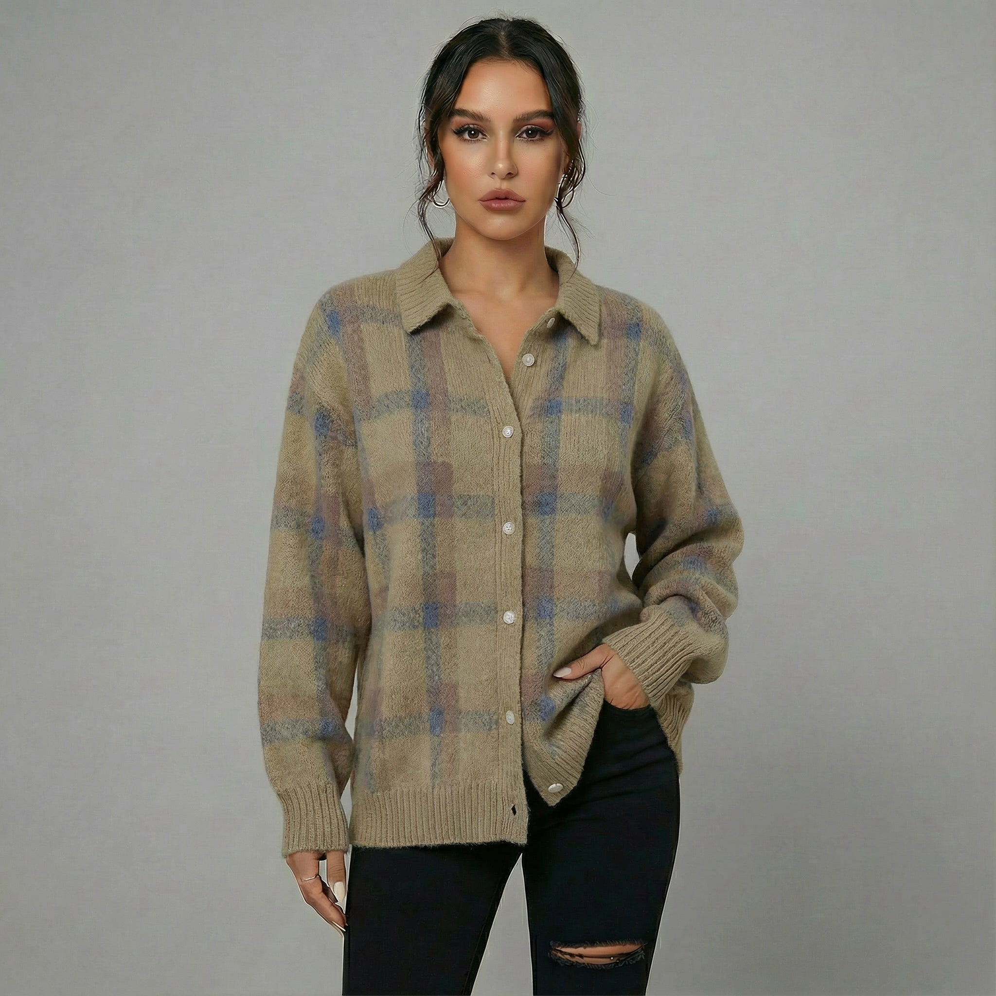 LEANDRA™| Cárdigan lungo elegante